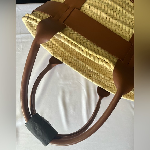 Demellier Santorini Natural Basket Tan Smooth - Picture 9 of 13